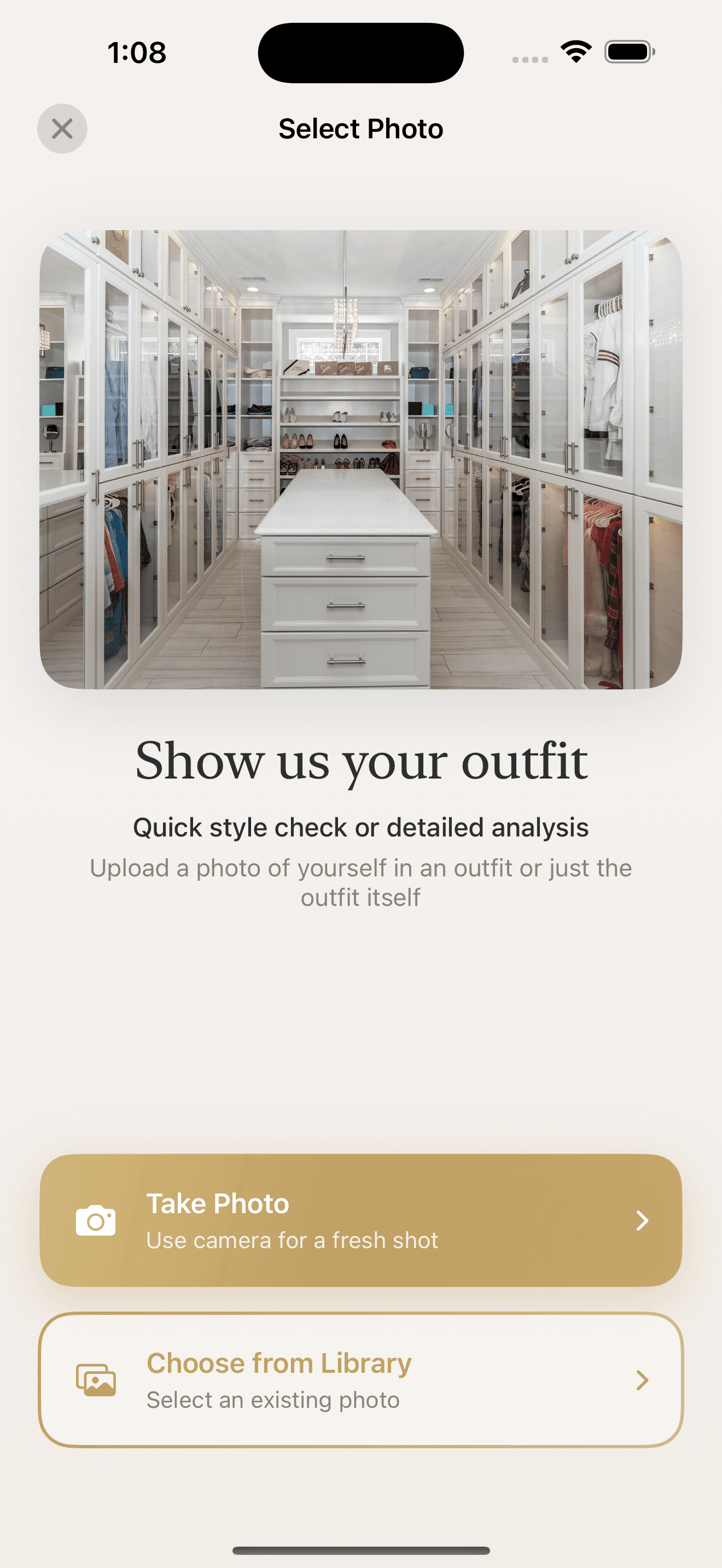 Upload Screen